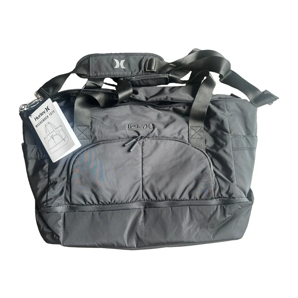 Hurley NWT Black Weekender Tote